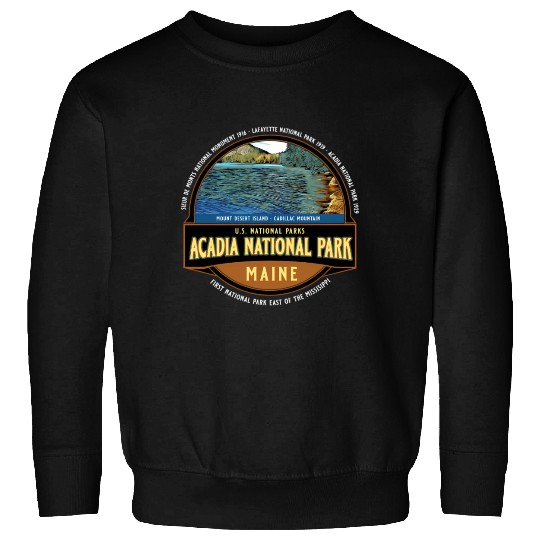 Acadia National Park Maine Vacation Sweatshirts