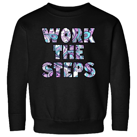 Work the Steps paisley Sweatshirts