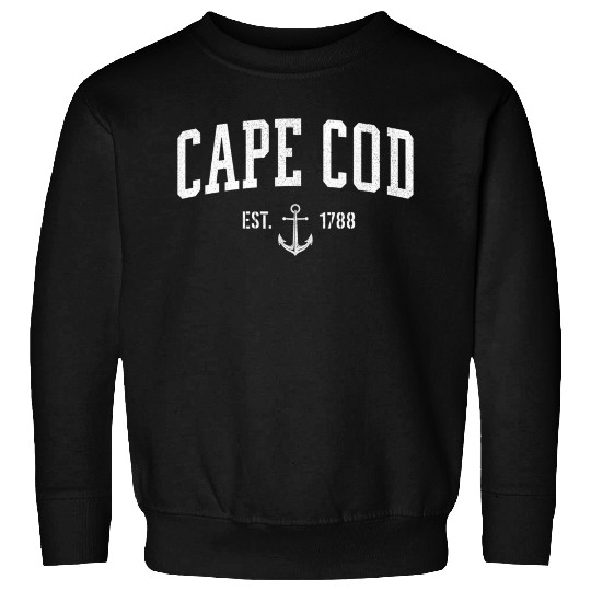 Cape Cod Massachusetts 1788 Nautical Look Sweatshirts