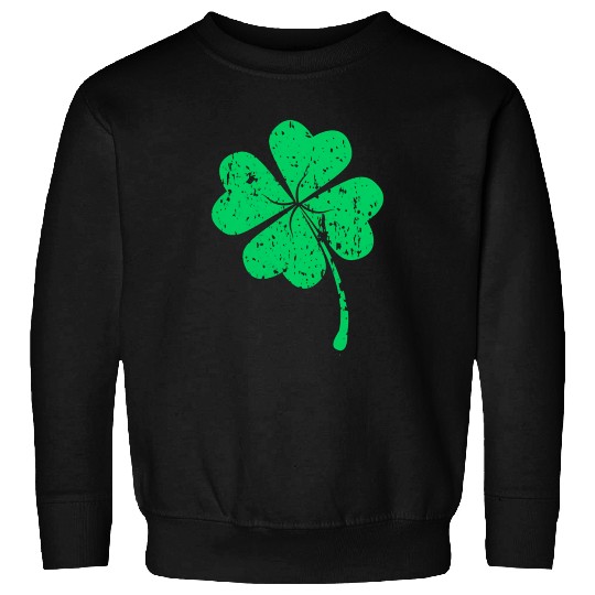 Lucky Four Leaf Clover Luck Of The Irish Sweatshirts