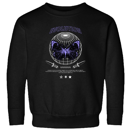 Butterfly Evolution Sweatshirts