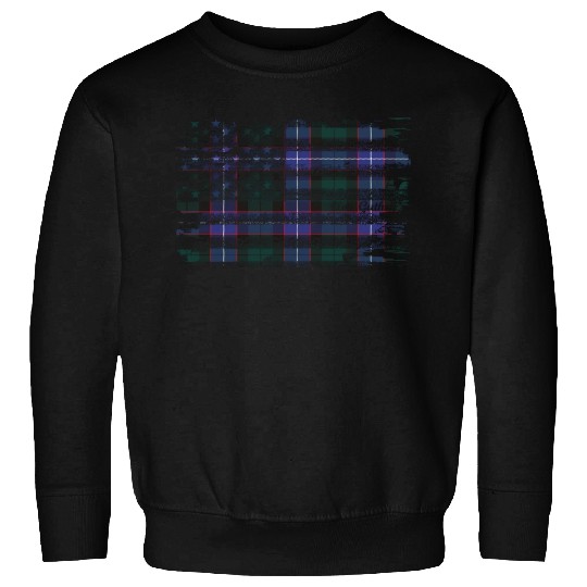 Guthrie Surname American Flag Scottish Clan Tartan Sweatshirts