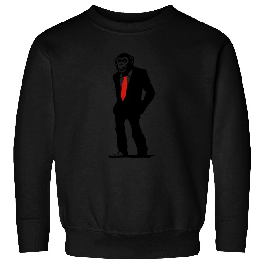 monkey in suit Sweatshirts