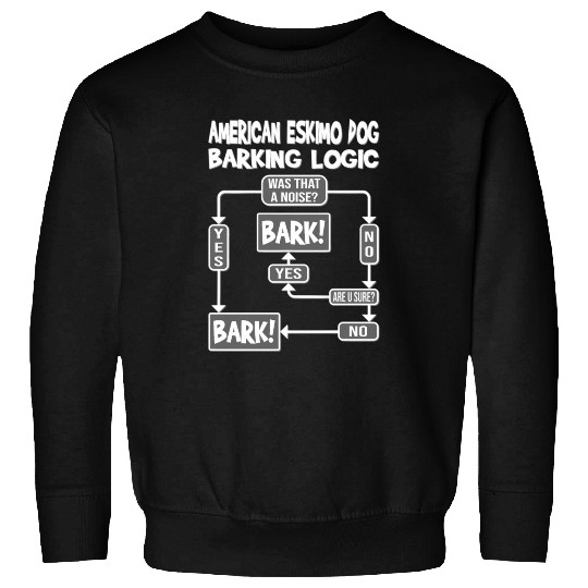 Dog Barking Logic Dog American Eimo Dog Sweatshirts