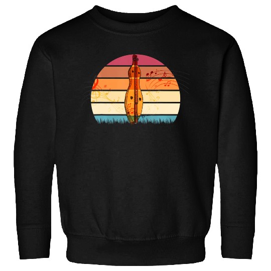 Dulcimer Lovers Guitar Retro Dulcimer Sweatshirts