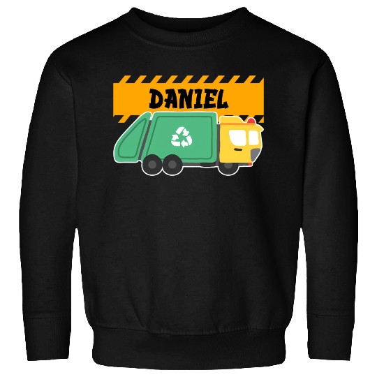 Daniel Trash Truck For Collector Ecologist Garbage Sweatshirts
