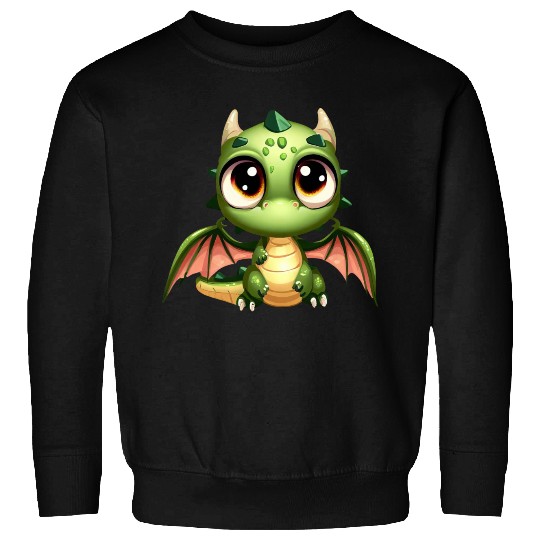 Big Eyes Dragon Puppy Dragon Babby Sweatshirts