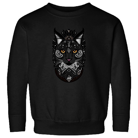 TribalCat Tattoo Sweatshirts