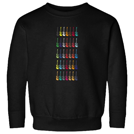 Electric Guitar Guitar Player Instrument Sweatshirts
