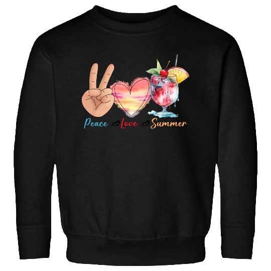 peace love summer Sweatshirts