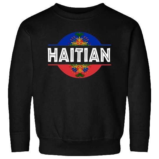 Haitian Flag Haiti Coat Of Arm Ayiti Day Pride Sweatshirts