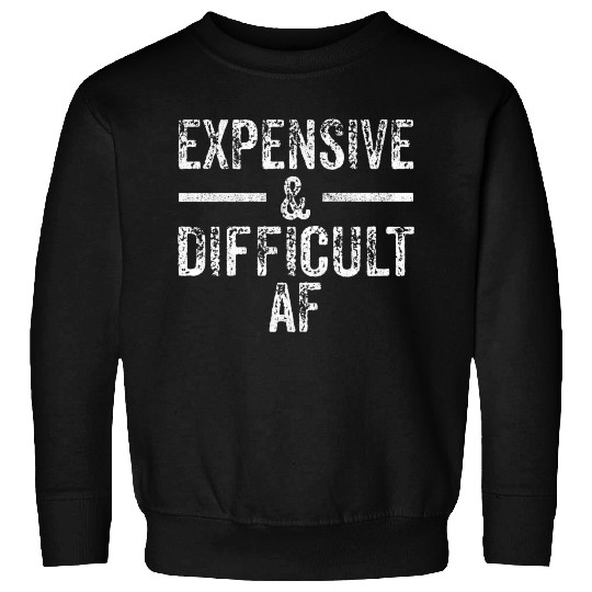 Expensive And Difficult Af Bougie Bougee Vintage Sweatshirts