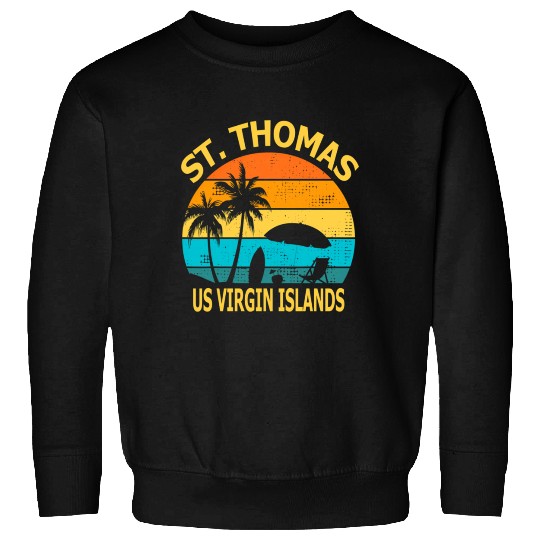 Travel St Thomas Us Virgin Islands Vacation Souven Sweatshirts