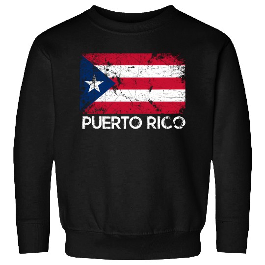 Puerto Rican Flag Made In Puerto Rico Sweatshirts