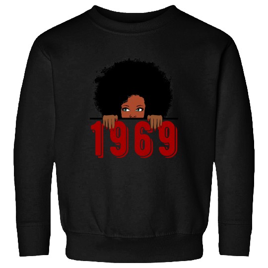 Black Queen Born In 1969 50Th Awesome Sweatshirts