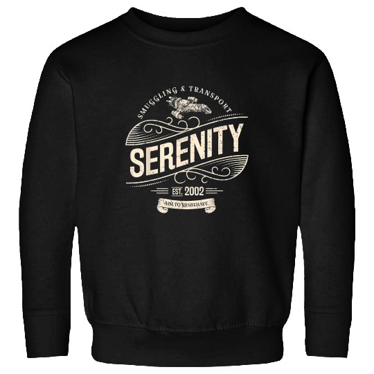 Vintage Serenity Sgling And Transport Firefly Sweatshirts
