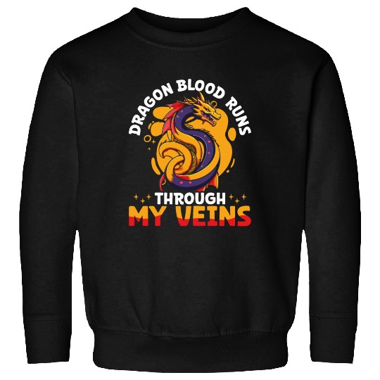 Dragon blood runs Sweatshirts