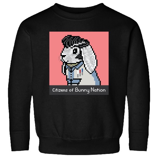 Citizens of Bunny Nation NFT #82 Artwork Sweatshirts
