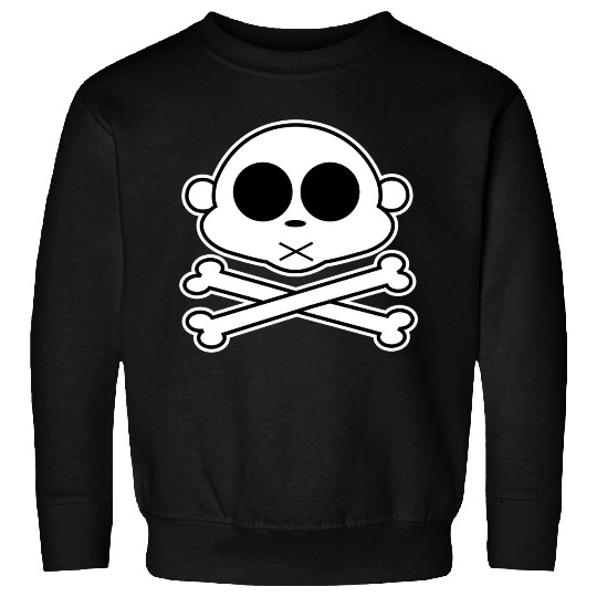 Monkey Cross Bone Sweatshirts
