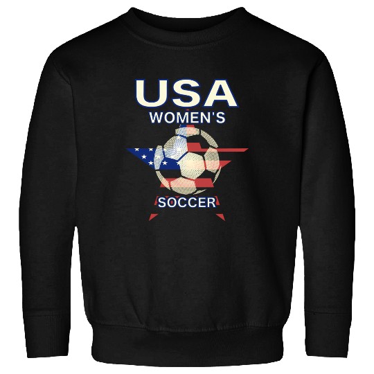 Soccer Usa Flag Sweatshirts