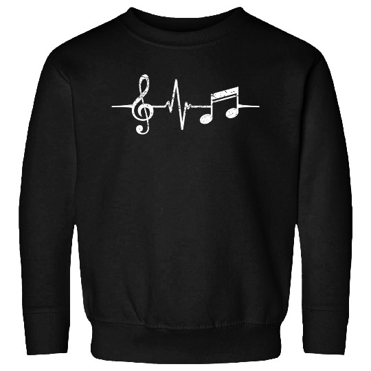 Treble Clef Hebeat Musical Notes Musician Sweatshirts