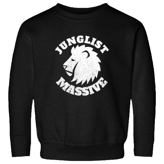 Junglist Music DnB EDM Drum N Bass Lion Sweatshirts