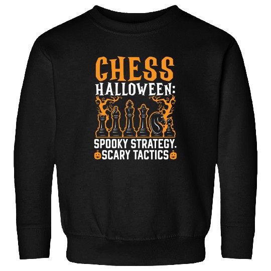 Chess Halloween Trick Or Treat Chess Board Game Sweatshirts