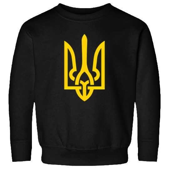Ukraine Trident Symbol Middle Ukrainian Zeleny Sweatshirts