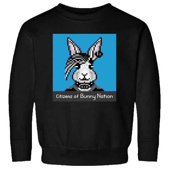 Citizens of Bunny Nation NFT #55 Artwork Sweatshirts