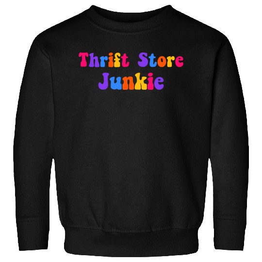 Thrift Store Junkie ice cream Sweatshirts