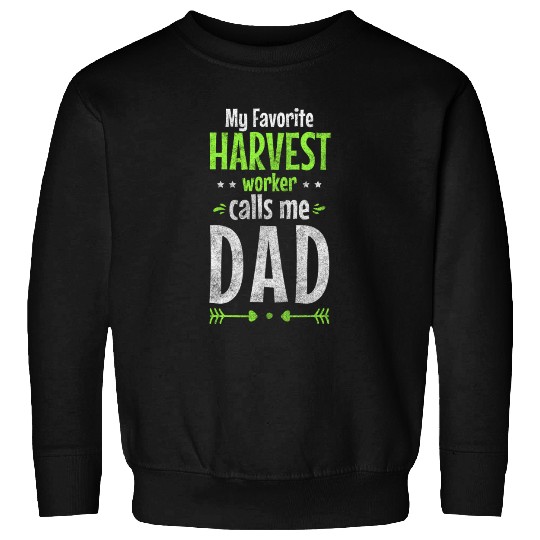 Farmer Farm Harvest Time Vegetable Sweatshirts