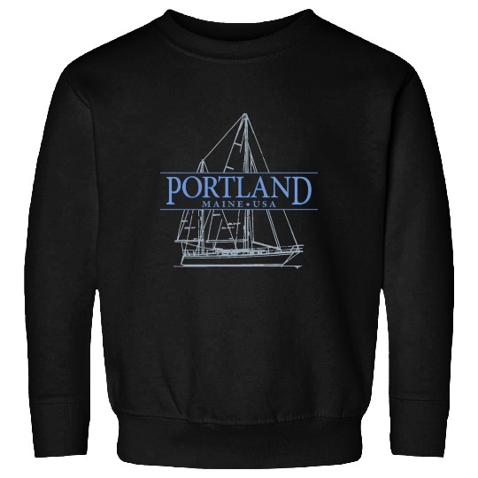 Portland Maine Sailing Sweatshirts