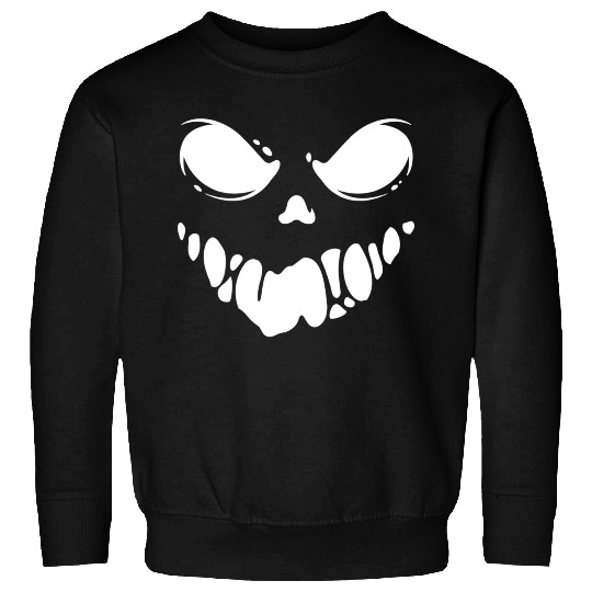 Black Spooky scary Ghost face Sweatshirts design