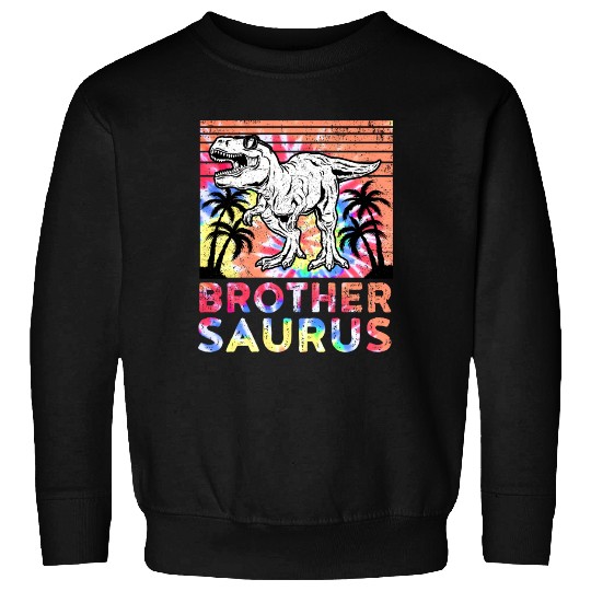 Brothersaurus T Rex Dinosaur Big Brother Sweatshirts
