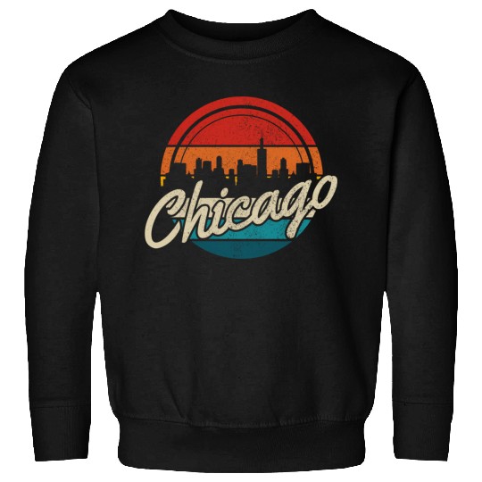 Chicago Skyline Illinois Pride Sweatshirts