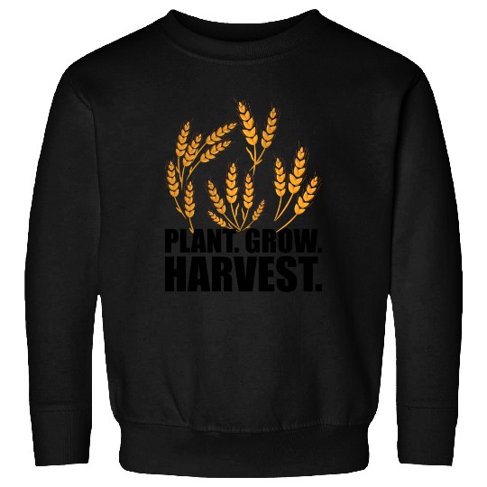 Wheat Farmer Plant Grow Harvest Sweatshirts