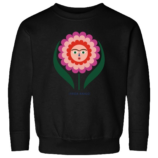 Frida Kahlo Colorful Flower Feminist Mexican Sweatshirts