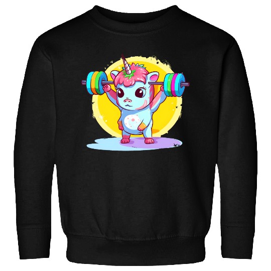 Unicorn Weighlifting Sweatshirts