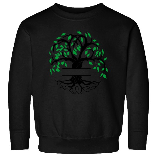 Yggdrasil the tree of life with nameplate Sweatshirts