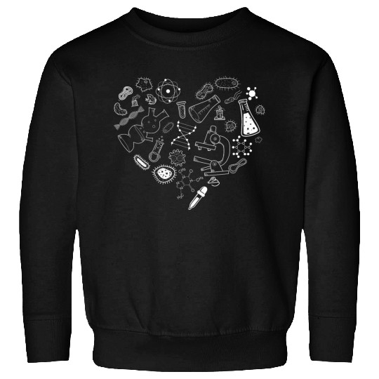 Science Student, Science Teacher Heart Science Sweatshirts