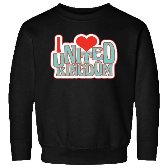 United kingdom hearts Sweatshirts