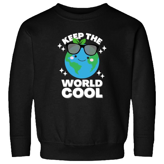 DESIGNKeep The World Cool 80s Sweatshirts