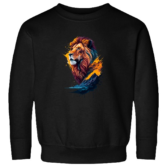 Abstract Lion illustration Sweatshirts