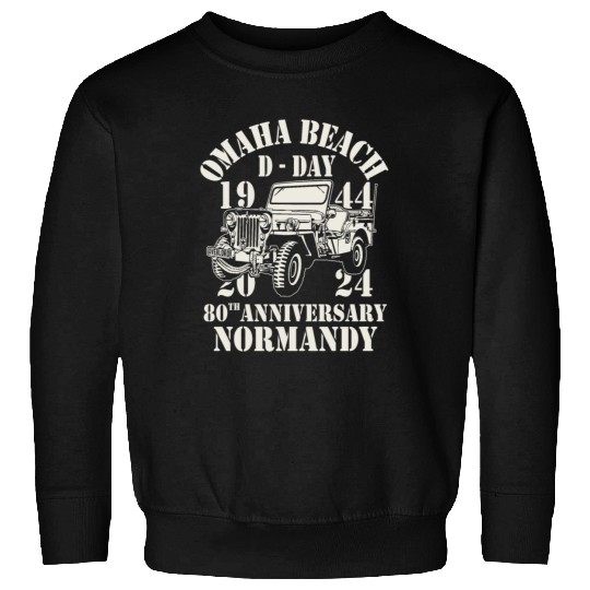 Omaha Beach 1944 D Day 2024 80th Anniversary Sweatshirts