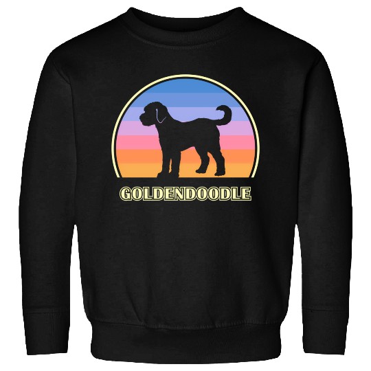 Goldendoodle Sunset Dog Sweatshirts