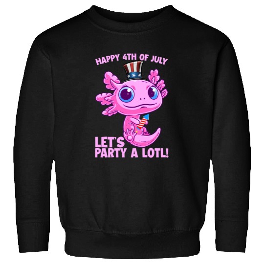 Axolotl 4th of July Patriotic Independence Day Mat Sweatshirts