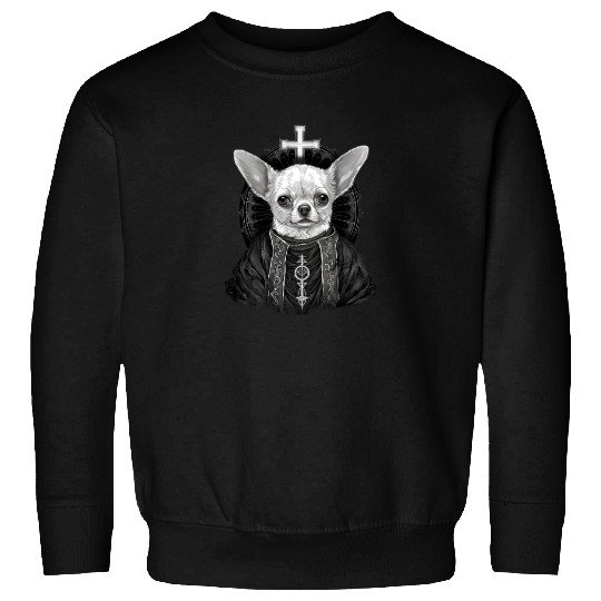 Chihuahua - Pope Dog Church Vatican Catholic Sweatshirts