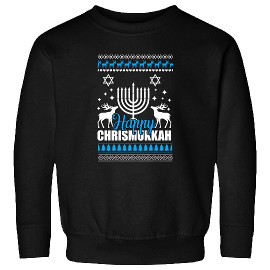 Happy Chrismukkah Ugly Style Sweatshirts