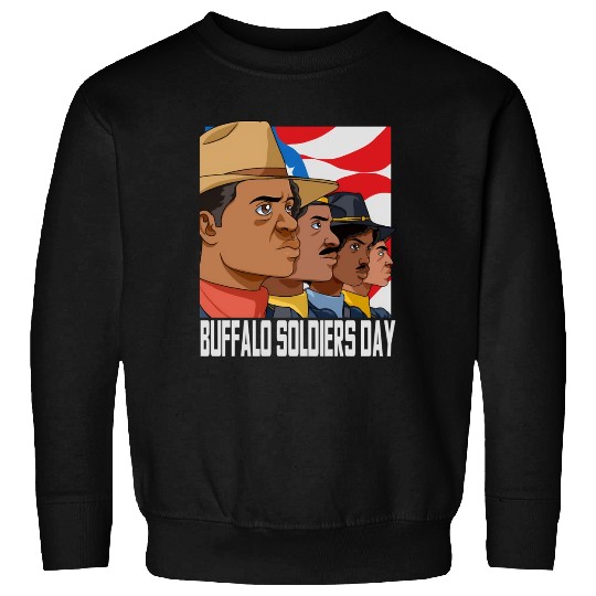 National Buffalo Soldiers Day July 28Th Patriotic Sweatshirts