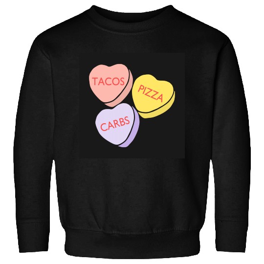 FRONTARTFunny Conversation Hearts Candy Sweatshirts